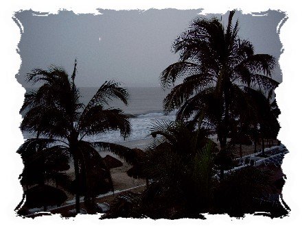 The last day at the resort; Rainy and windy